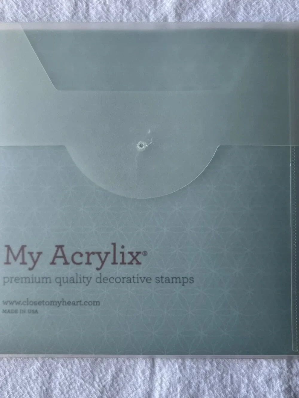 CTMH Charming Chevrons Close To My Heart A1150 Acrylic Cling Stamps Flair